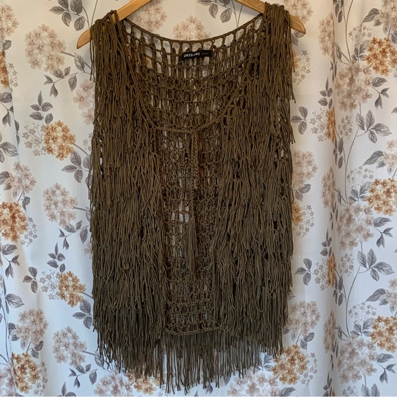 Origami by Vivien Fringe Vest - Picture 2 of 8